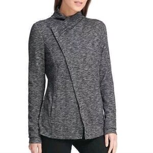 G.H Bass & Co. zip gray cardigan